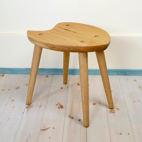 木製スツール 高さ60cm ２脚セット 丸椅子 stool 椅子（チェアー