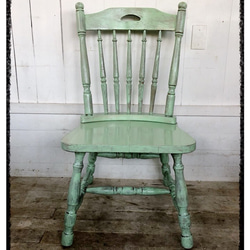 アンティーク 古い椅子 チェアー 天然木 1枚目の画像