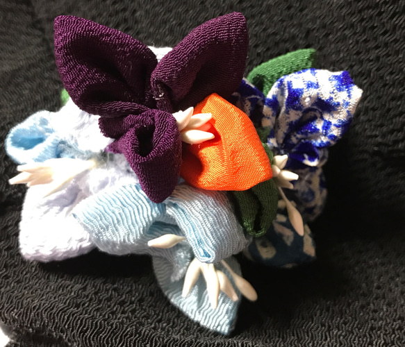 浴衣帯び紐飾り 紫陽花 1 2枚目の画像