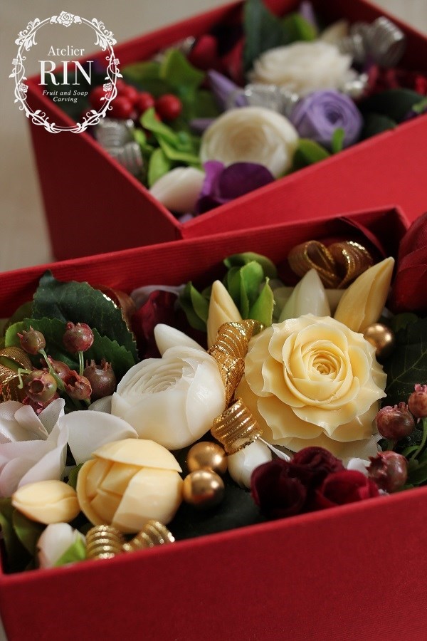 ソープカービングのBOXアレンジ（正方形、長方形）