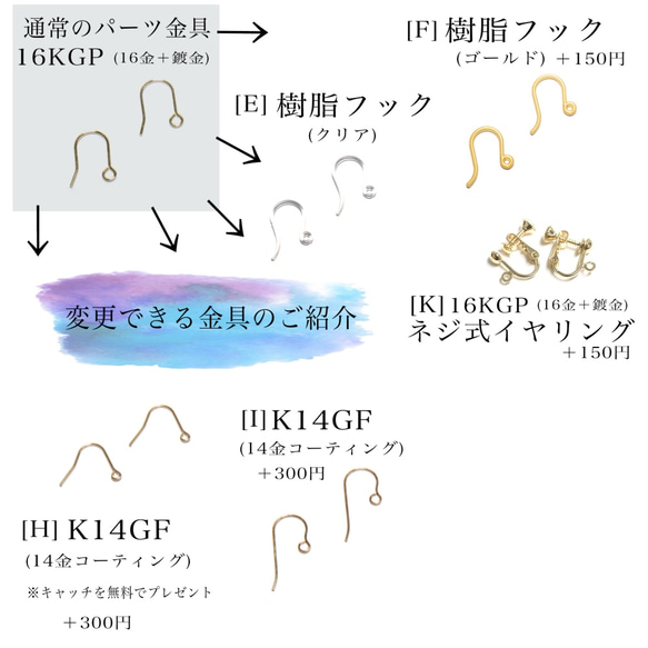 “免費送貨”過敏*藍色陶瓷x金絲編織耳環/耳環 第5張的照片