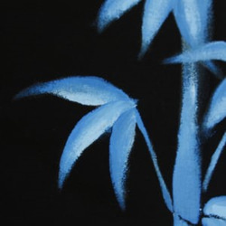 竹柄Tシャツ 手描きで描いた竹の和柄Tシャツ 夏 4枚目の画像