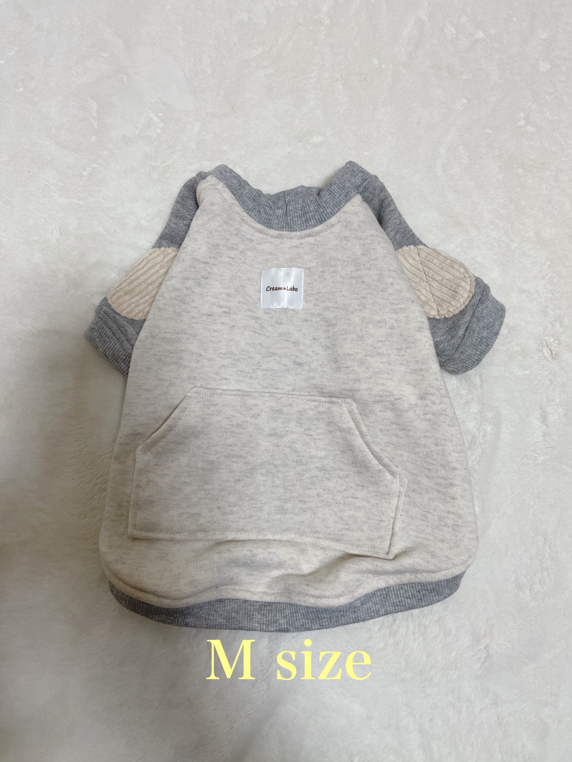 エルボーパッチスウェット グレーM BEAMS SSZ