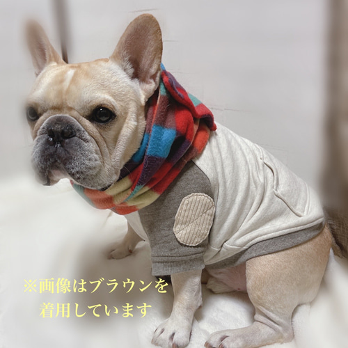 入園入学グッズ　ブルドッグ　犬　モノクロ　グレー　ウェーブステッチ Amazon.co.jp: 2枚フレンチブルドッグししゅうワッペン : おもちゃ