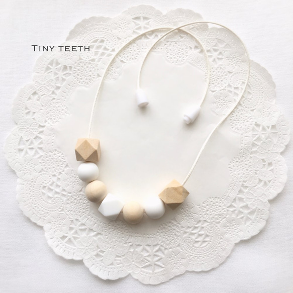 ママ用ネックレス＊フルオーダー＊Tiny Teeth 6枚目の画像