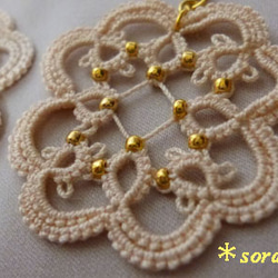 ﾀﾃｨﾝｸﾞﾚｰｽﾋﾟｱｽ(ｲﾔﾘﾝｸﾞ)/Gold 3枚目の画像