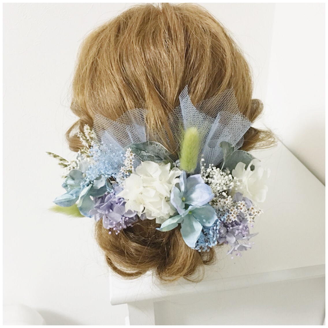 ヘッドドレス ウェディング プリザーブドフラワー