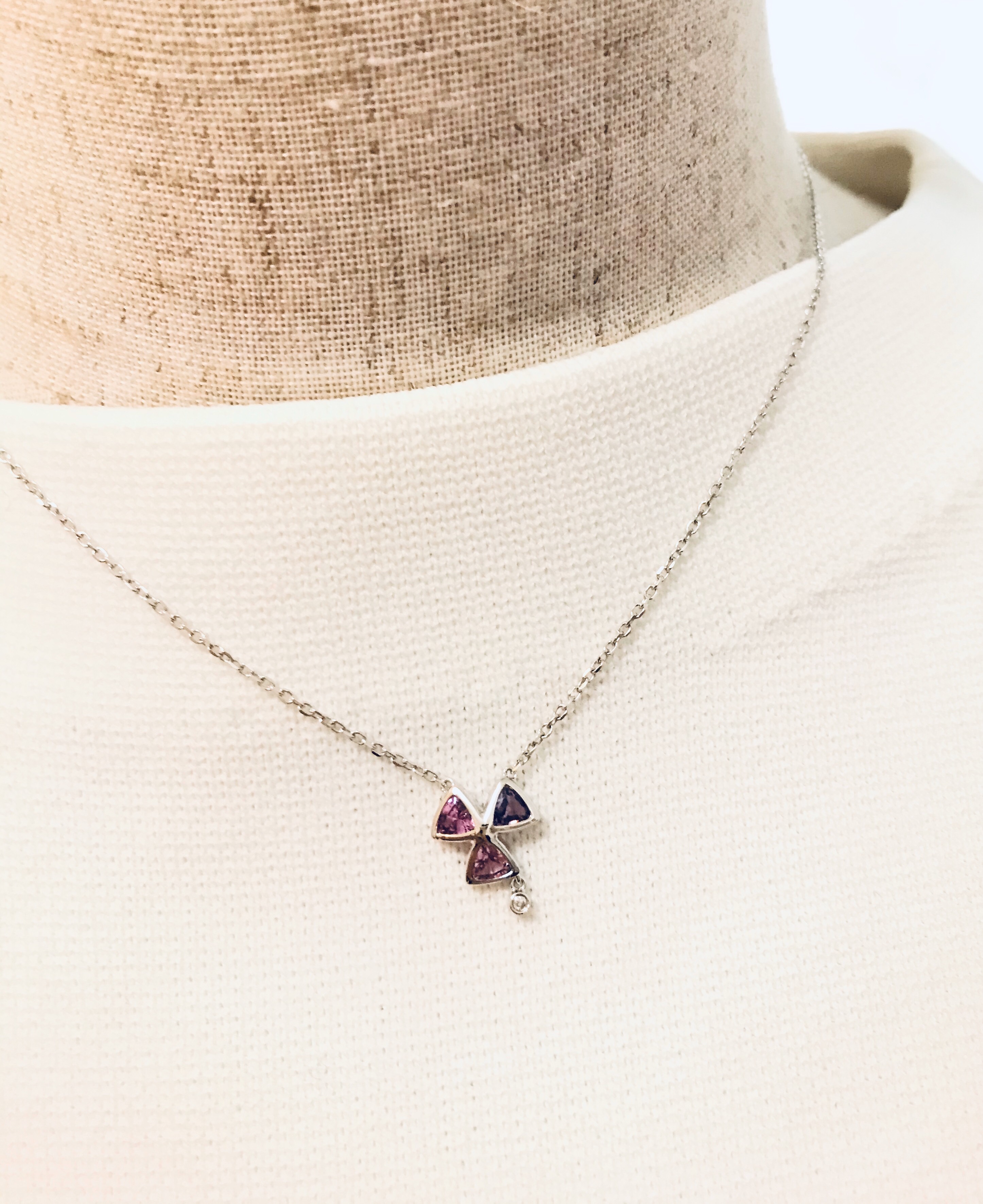 カイトコレクションピンクサファイアイヤリング