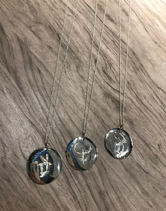 生肖系列 豬 鍊墜 Zodiac Pig pendant （Silver） 第4張的照片