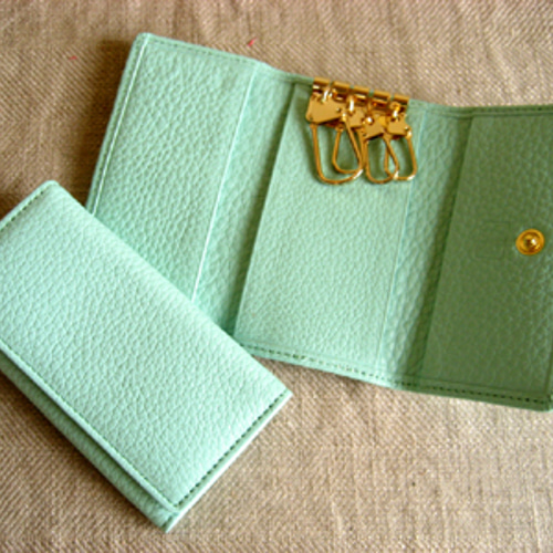 エレガンスキーケース ミントグリーン キーケース Aging エイジング