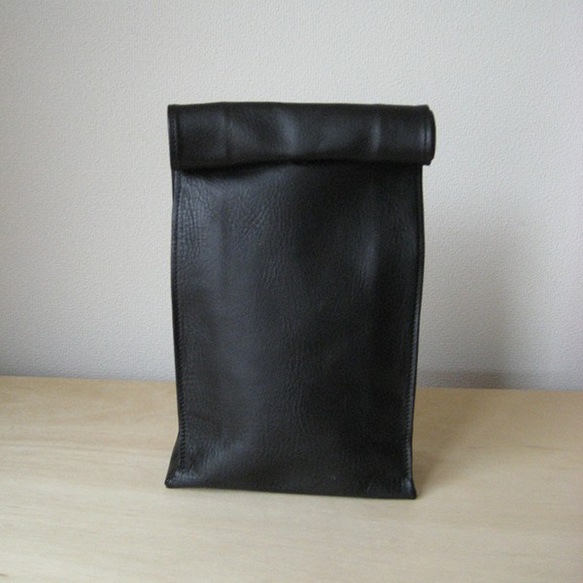 皮包，如黑L·紙袋“炒魷魚” 第1張的照片