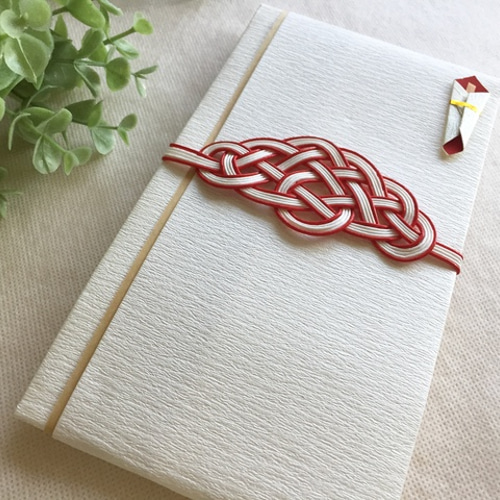 代筆いたします ＊ ご祝儀袋 紅白松きらら・真珠 ご祝儀袋・袱紗