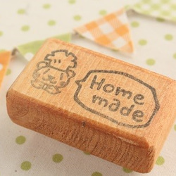 クマのコックさん「Home made」はんこ 4枚目の画像