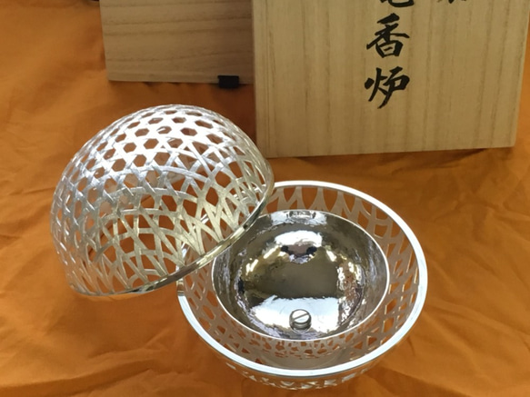 銀製　香炉　～篭～ 3枚目の画像