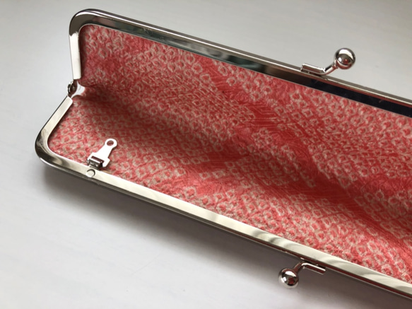 扇子ケース　西陣織　桜ピンク 4枚目の画像