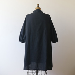『贅沢フリル ロング シャツ ワンピース』紗織コットン１００％ブラウスG77（dr001) 10枚目の画像