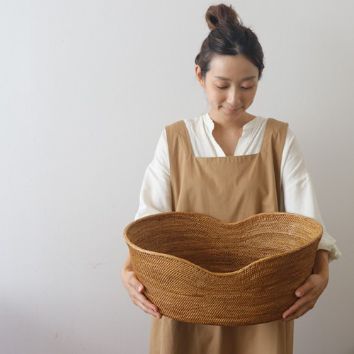 春しつらえPRICE 再制作 伝統工芸 アタ細工 深めバスケット
