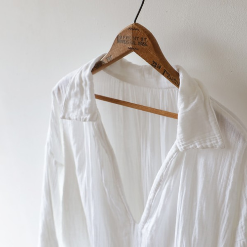 ふっくらダブルWガーゼ織コットン100％『ゆったりロング