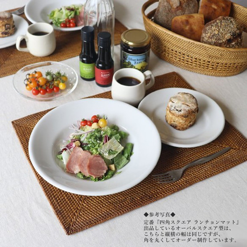 春支度SALE 伝統工芸 アタ細工 40cm×30cmランチョンマット