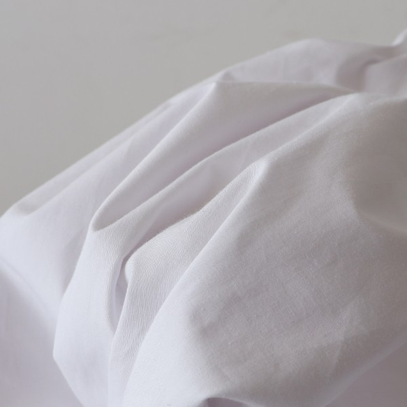 『大人甘めの ふりフリル シャツ』コットン１００％素材ブラウス ホワイトR51（sh344) 8枚目の画像