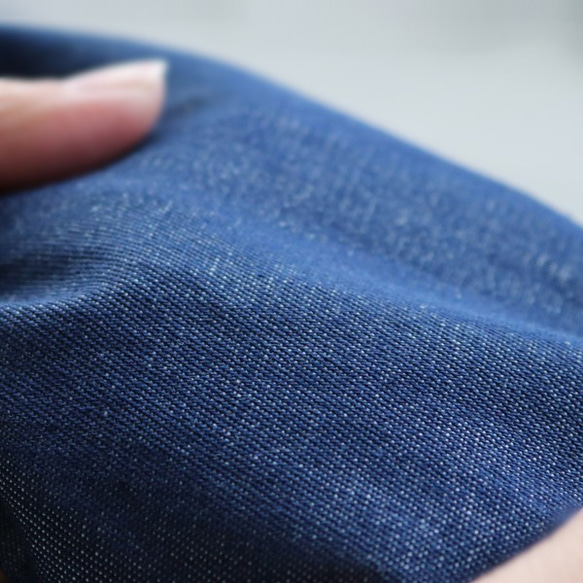 『オープンカラー開襟 ゆったり サロペット パンツ』コットン１００％甘織デニムＤＥＮＩＭ F72（pt206) 8枚目の画像