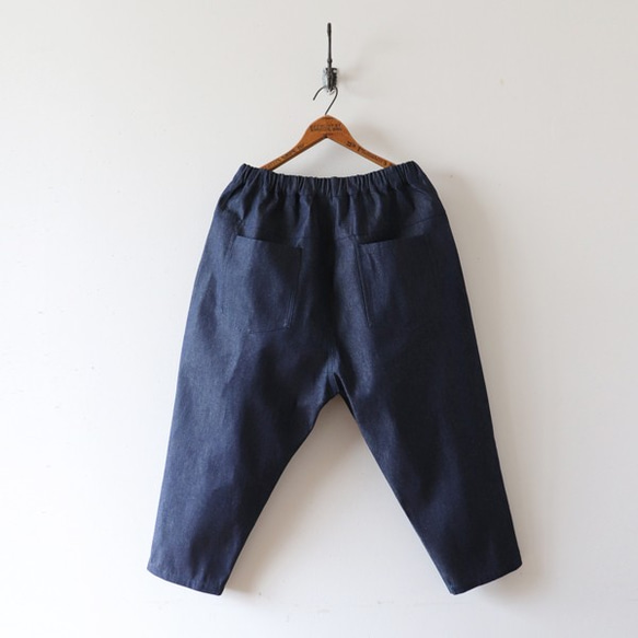 ＊パンツ祭り最終ＰＲＩＣＥ。８６cm『股上深いマニッシュ テーパード パンツ』甘織ＤＥＮＩＭデニムK61（pt190) 9枚目の画像