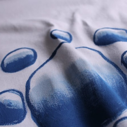 ＄夏SALE  anvai ART Tシャツ 【厚地度詰め天竺Cotton100％Tシャツ×手描き】 C37D 4枚目の画像