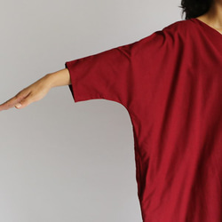 P8倍＋X'mas最終PRICE 贅沢ガーゼ織りコットン100％ シンプルBIGオーバーシャツ　ワンピース H77C 9枚目の画像