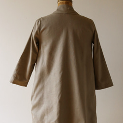 リネン100% コート 羽織り コーディガン シャツ ロング カーディガン A02C 10枚目の画像