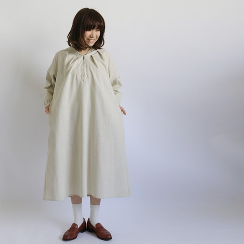 12/3までラスト1点 最終 冬支度PRICE*上質リネン麻100％生地ゆったり