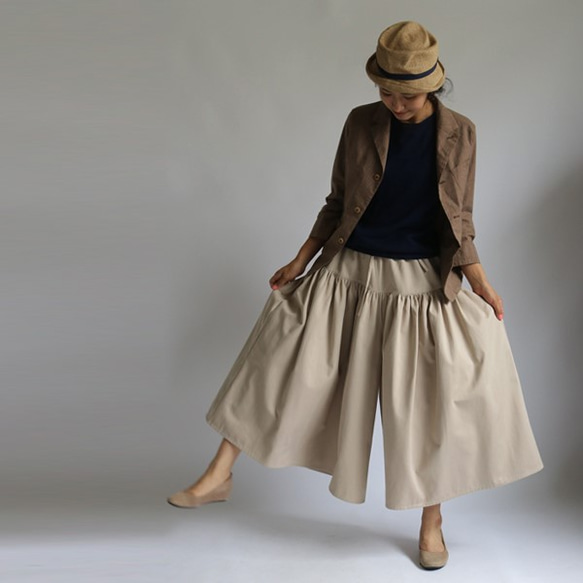 キャピタル　袴パンツ 送料無料）ラスト4 夏2025 98cm愉快なパンツ 股下