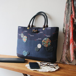 Xmas PRICE!!【1点物】上質な鞄 古布 着物 京都リメイク