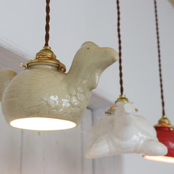 ラスト1。SALE。anvaiインテリア陶器ランプシェード ペンダント