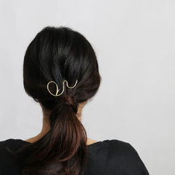⁂ラスト１。最終：夏ＳＡＬＥ。anvaiオリジナル真鍮 でつくるヘア アクセサリー ヘアピン髪飾り  着物S99B 5枚目の画像