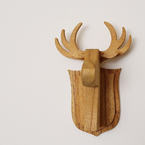 ラスト1。クリスマス準備PRICE。木製ウッド「鹿トナカイ