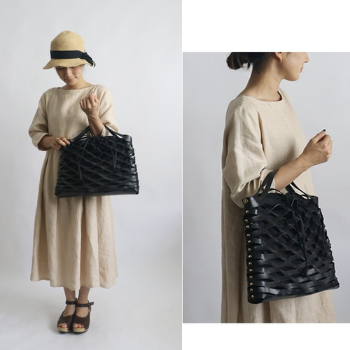 ハンドバッグ user_c7d7d101 トイ・ショッピングバッグ SAINT LAURENT （レザー） ベージュ