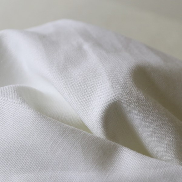「冬の白。立襟 画家シャツ」紗織コットン100％羊飼いスタンド襟H20（sh300) 8枚目の画像