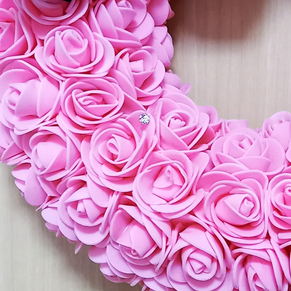 Fluffy Rose Wreath ♡フラッフィーローズリース♡ 2枚目の画像