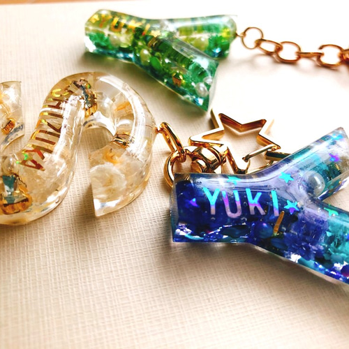 MISERY様専用カート アルファベット レジンキーホルダー 作家のための