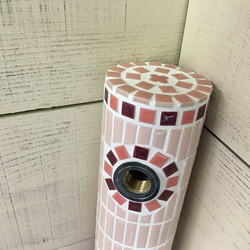 タイル水栓柱 ピンク&ピンク［商品番号：c20］　 1枚目の画像