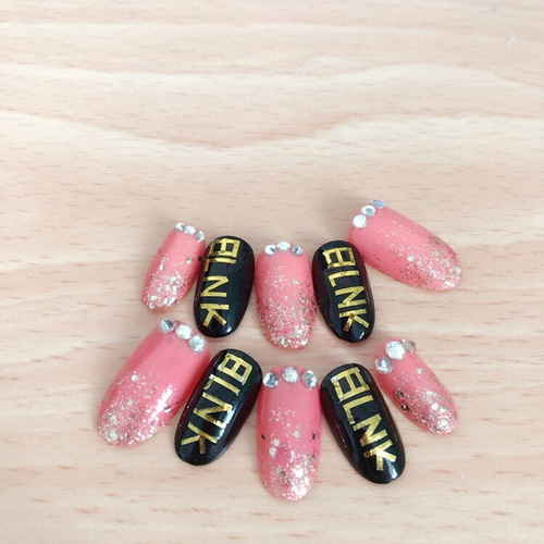 Blackpinkネイル ネイルチップ（つけ爪） yuri 通販 4373710｜Creema