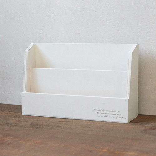 おしゃれ レターラック No.4 ホワイト BREA-1319WH その他インテリア