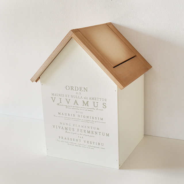 かわいい！ おうち型ダストボックス No.2大 ゴミ箱 6L BREA-1400