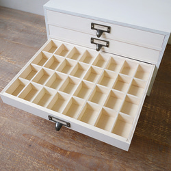 便利な 仕切り付き 収納引き出し ホワイト BREA-1204 その他インテリア