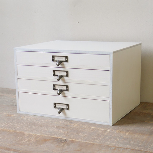 便利な 仕切り付き 収納引き出し ホワイト BREA-1204 その他インテリア