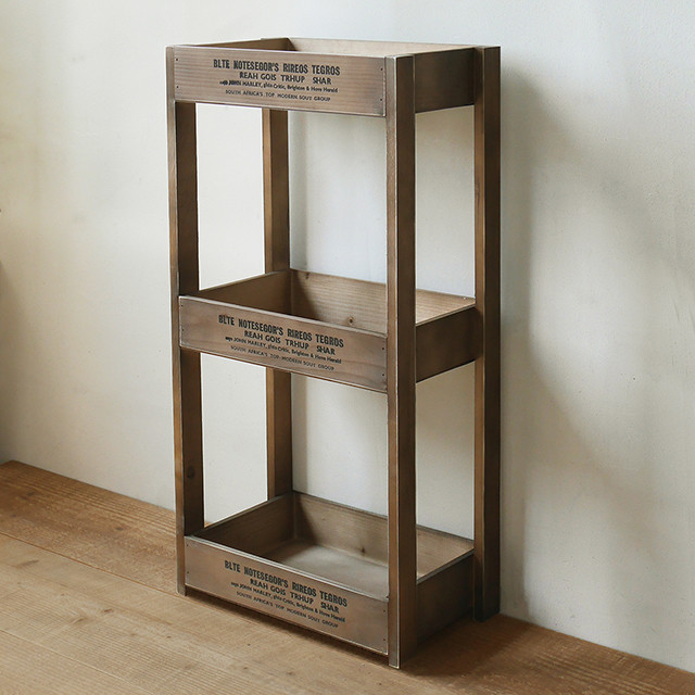 アンティーク　3段ストッカー BREA-1702