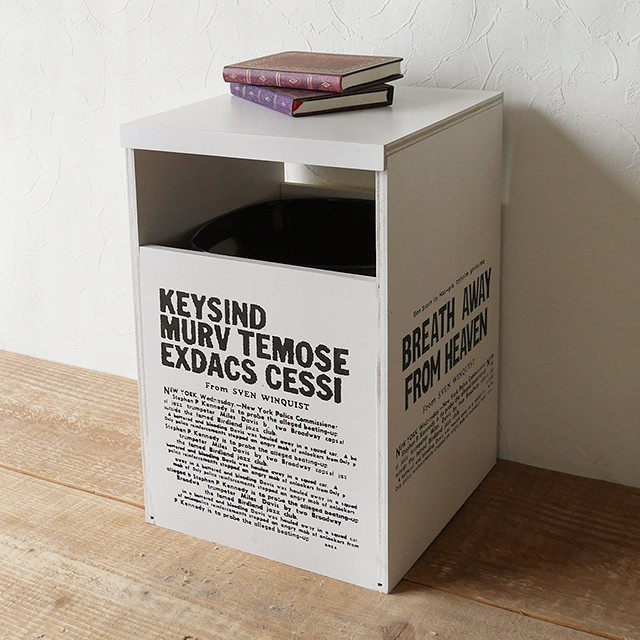 ダストボックス ホワイトNo.2 ごみ箱 6L CK-1279WH-BK