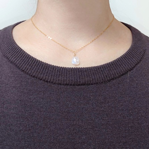 訳あり AAAブルムンストーン×14kgf 繊細ネックレス 6800→3800円 訳あり AAAブルムンストーン×14kgf 繊細ネックレス 6800→