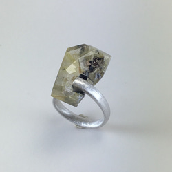 ルチルクォーツ シルバーリング  Rutile quartz silver ring 1枚目の画像