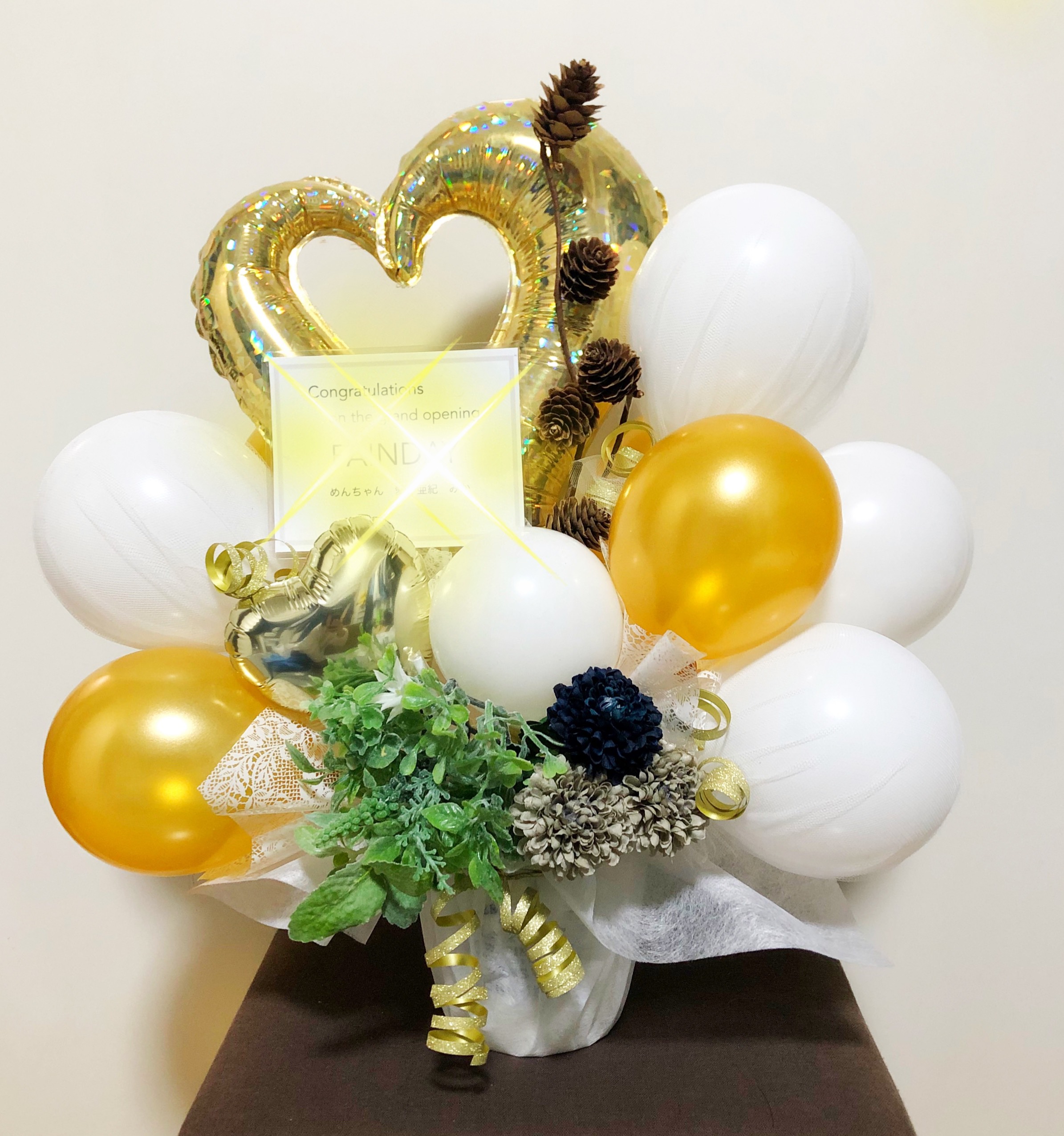 母の日　バルーンギフト　父の日　誕生日プレゼント　バルーンブーケ結婚祝い　ペット
